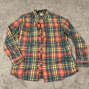 LL Bean - Plaid Men's Shirt - XLT